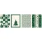 TISSAGES DE BEAULIEU TORCHON COTON NOEL GREEN 50X7 CHRISGREE227182 TISSAGES DE BEAULIEU TORCHON COTON NOEL GREEN 50X7 CHRISGREE227182