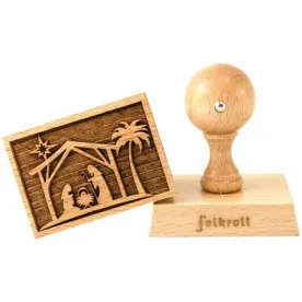 PATISSE TAMPON DECO RECTANGULAIRE NATIVITÉ 13277