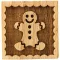 PATISSE TAMPON DECO CARRÉ GINGERMAN 13276