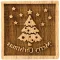 PATISSE TAMPON DECO CARRÉ MERRY CHRISTMAS 13275