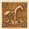 PATISSE TAMPON DECO DARRÉ CHEVAL A BASCULE 13271