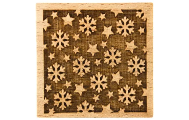 PATISSE TAMPON DECO CARRÉ FLOCON DE NEIGE 13273