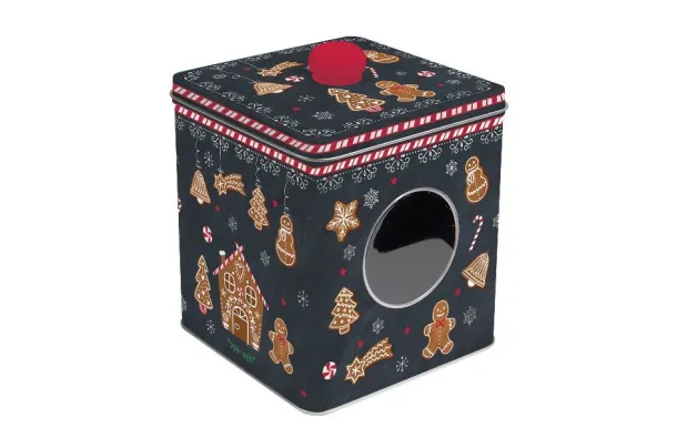 EASY LIFE PAIN D'EPICE BOITE COOKIES 13X13X14,5 CM 092GING