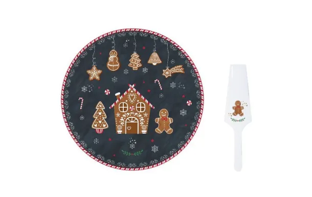 EASY LIFE PAIN D'EPICE COFFRET PLAT TARTE D32CM +  1112GING