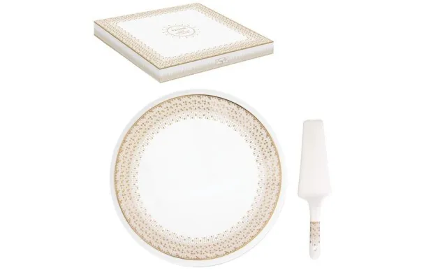 EASY LIFE FESTIVE COFFRET PLAT A TARTE 32 CM AVEC  1112FESV
