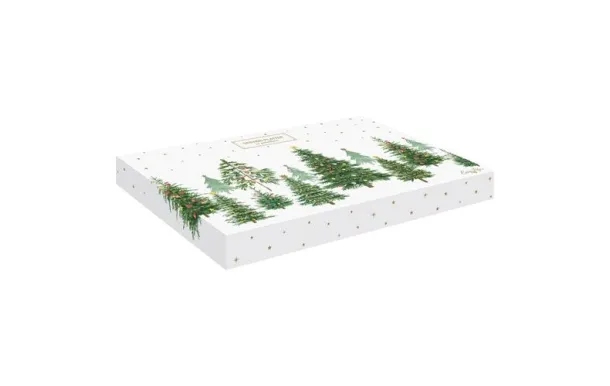 EASY LIFE FESTIVE TREES COFFRET PLAT DE SERVICE 35 1483FTRE
