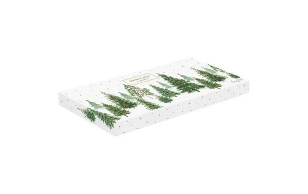 EASY LIFE FESTIVE TREES COFFRET PLAT A CAKE 37 X 1 1482FTRE