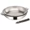 LAGOSTINA Lot 2 poêles 204 et 28 cm inox + poignée - Salvaspazio+ LAGOSTINA Lot 2 poêles 204 et 28 cm inox + poignée - Salvaspazio+