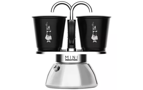 BIALETTI Set cafetière italienne 2 tasses - Mini Express Induction