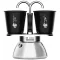 BIALETTI Set cafetière italienne 2 tasses - Mini Express Induction BIALETTI Set cafetière italienne 2 tasses - Mini Express Induction