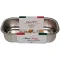 STEEL PAN MOULE A CAKE INOX AA 30X11X8CM 18419