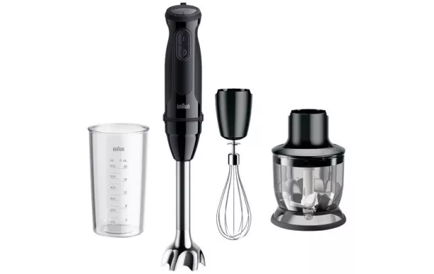 BRAUN PIED MIXEUR  1000W 21 VITESSES PIEDS  METAL  MQ50202M