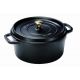 STAUB - Cocotte fonte Ronde 20 cm Noir - 1102025