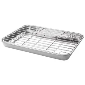 LACOR PLAT A FOUR AVEC GRILLE 23,5X17,5X2,5CM 15563