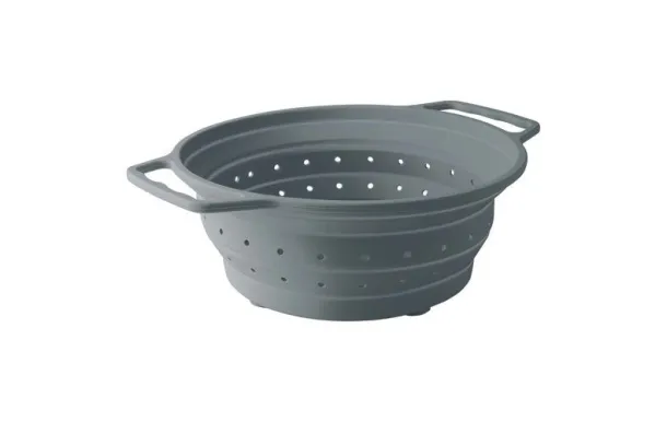 LACOR PASSOIRE RETRACTABLE SILICONE 24CM NOIR 62884