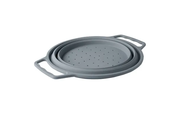 LACOR PASSOIRE RETRACTABLE SILICONE 24CM NOIR 62884