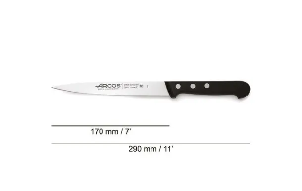 ARCOS COUTEAU FILET DE SOLE FLEXIBLE 170 MM. 284204