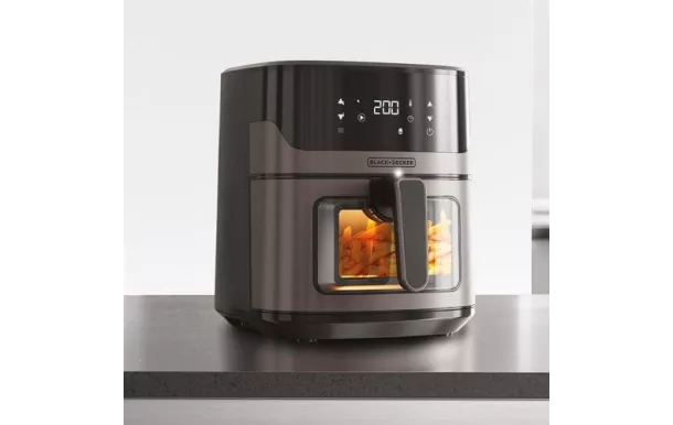 BLACK & DECKER Friteuse à air chaud 1,3 kg - BXAF6500E