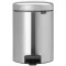 BRABANTIA NEW ICON PEDAL BIN POUBELLE 5 L  MATT ST 112645