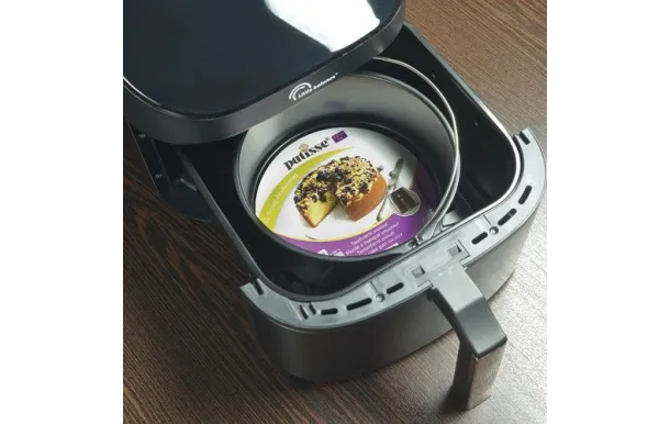 PATISSE MOULE  A MANQUE 20CM+ANSE POUR AIR FRYER 02857