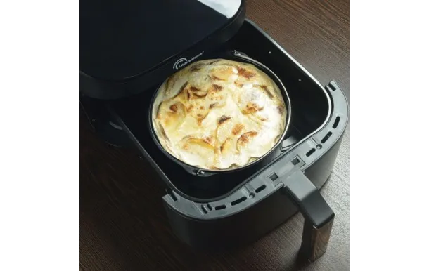 PATISSE MOULE  A MANQUE 20CM+ANSE POUR AIR FRYER 02857