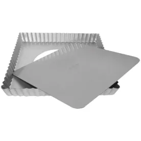 PATISSE SILVER TOP MOULE TARTE CARRE AMOVIBLE 21X2 03566