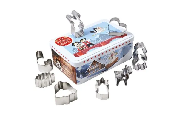 PATISSE BOITE 18 DECOUPOIRS ALSACE INOX 13727