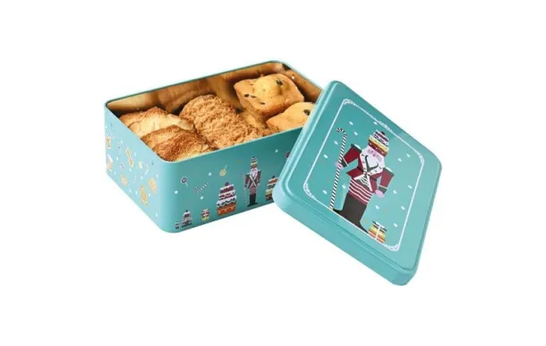 PATISSE BOITE A BISCUITS  METAL VIDE CASSE NOISETT 13729