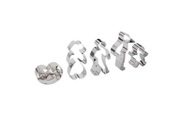 PATISSE DECOUPOIR INOX LOT/5 ASS BREDELE D ALSACE 13992