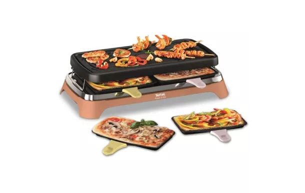 TEFAL Raclette / Gril / Plancha 8 personnes - Food & Co - RE651JF0