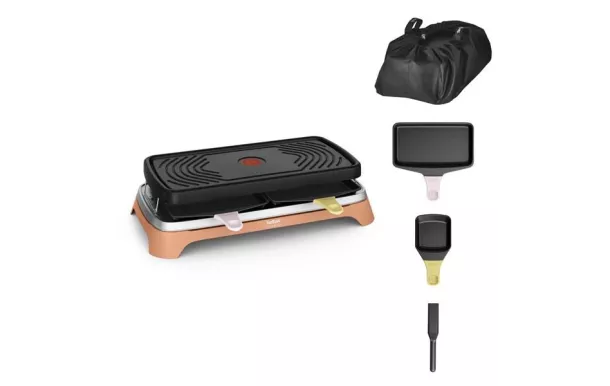 TEFAL Raclette / Gril / Plancha 8 personnes - Food & Co - RE651JF0