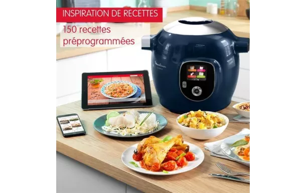 MOULINEX Multicuiseur 150 recettes - Cookeo+ - CE85F410