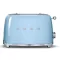 SMEG Toaster 2 tranches Bleu Azur - Années 50 - TSF01PBEU