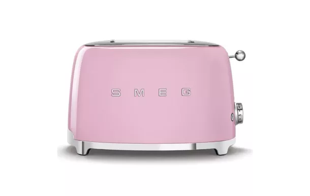 Grille pain SMEG 2 tranches Années 50 Rose