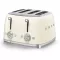 SMEG Toaster 4 tranches Crème - Années 50 - TSF03PGEU