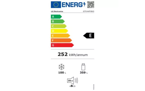 LG Réfrigérateur total no-frost 459 litres - GTFV44PYBKD