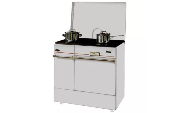 GODIN Cuisinière à bois 10 Kw - 240163BLANCPOLI