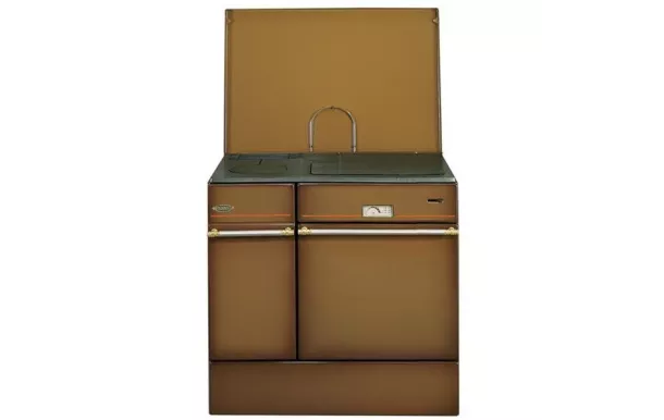GODIN Cuisinière à bois Arpège 85 cm 10 Kw - 240163BRUNFONCE