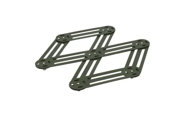 ROGER ORFEVRE VINTAGE DESSOUS PLAT EXTENSIBLE VERT 860313
