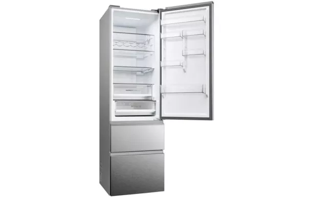 HAIER Réfrigérateur multiportes no-frost 414 litres silver - HTW5620DNMG