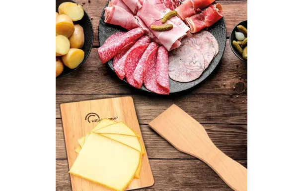 LITTLE BALANCE SET 4 SPATULES BOIS ET 4 PLAQUES 8503