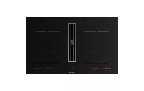 FABER Table induction aspirante 4 foyers 83 cm / enc 75 cm - 5371796