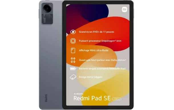 REDMI Tablette 11" PAD SE 4+128 GRIS