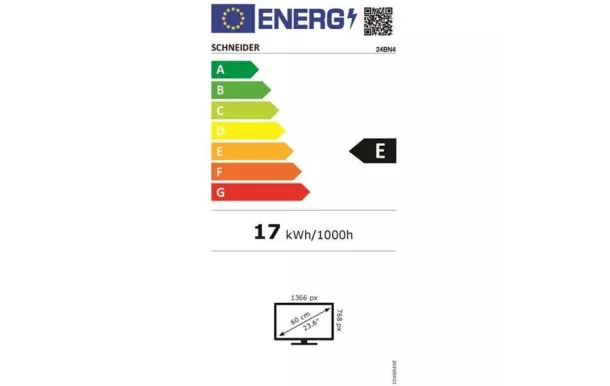 SCHNEIDER Téléviseur 24 pouces HDTV -  24BN4