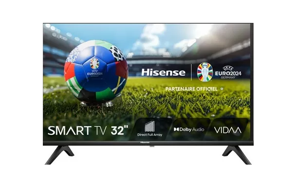 HISENSE TV led 32" HDTV fonction smart TV - 32A49N