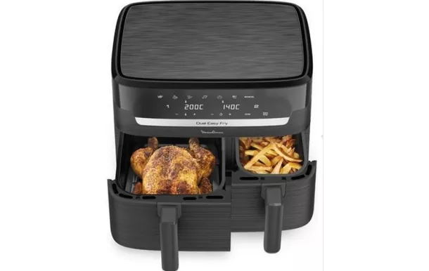 MOULINEX Friteuse à air chaud Airfryer 5,2 l + 3,1 l - EZ901H20