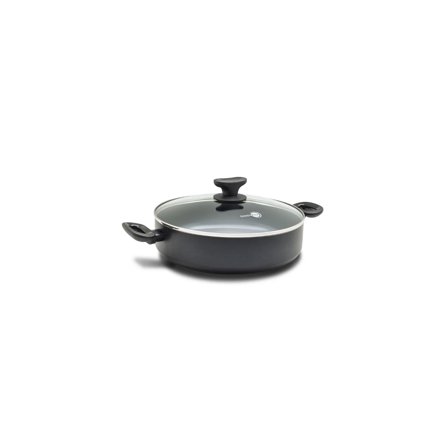 GREENPAN - Sauteuse Torino en céramique avec Couvercle 28 cm