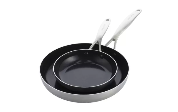 GREENPAN - Set de 2 Poêles Geneva de 20 et 28 cm collection
