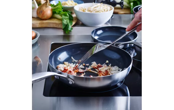 GREENPAN - Poêle Wok Geneva 28 cm en Céramique