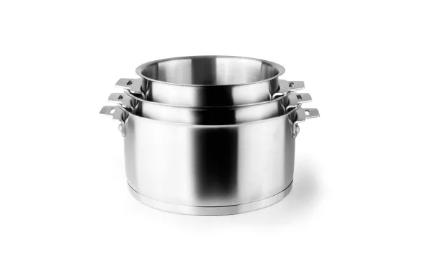 LACOR - Série de 3 casseroles Combi 16-18-20 cm